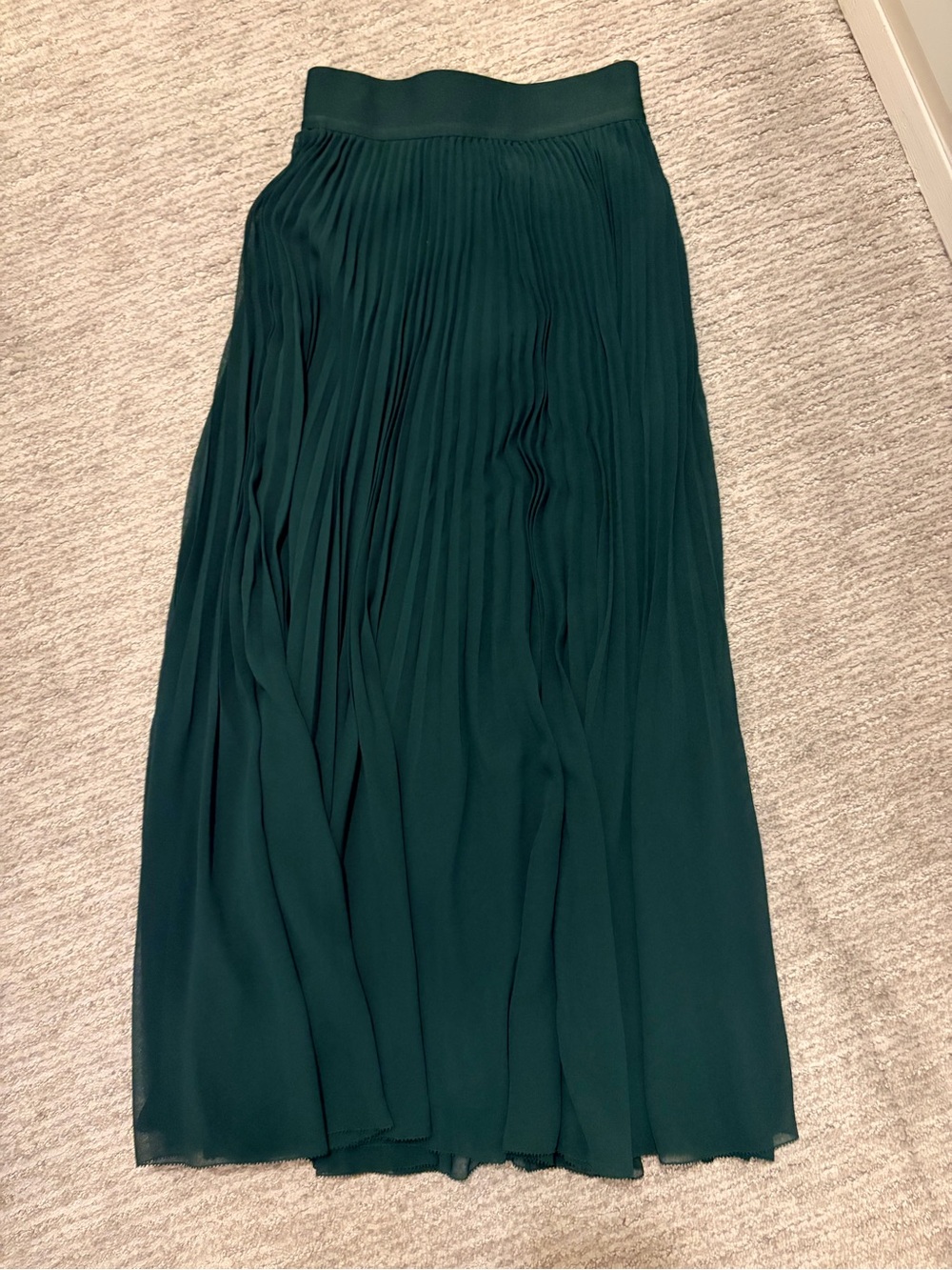 Wilfred Dark green twirl Skirt